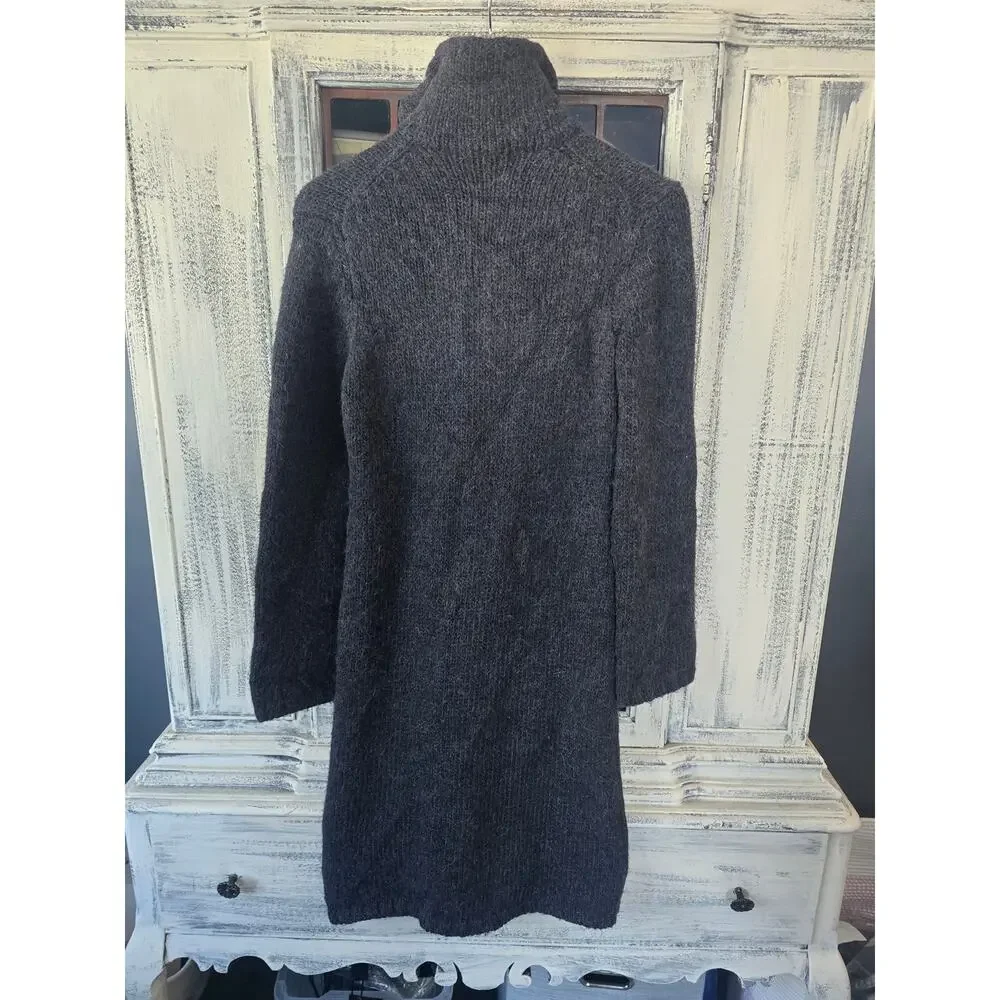 EUC J.Crew Alpaca Blend Gray Long Sleeve Cardigan - Medium